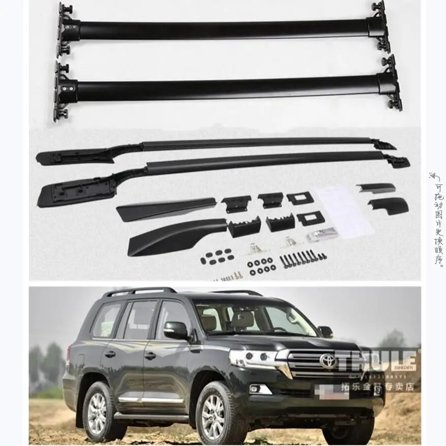 

Roof Rack Cross Bar For TOYOTA LAND CRUISER LC200 2008-2021 Luggage Racks Carrier Top Rail High Quality Aluminum Alloy