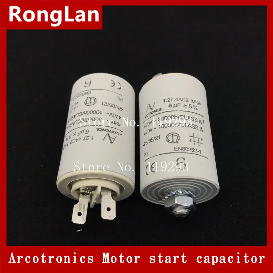 [BELLA] [New Original] ARCOTRONICS Motor inverter start  capacitor 1.27.4AC2 MKP 2UF 3.15UF 6UF 8UF