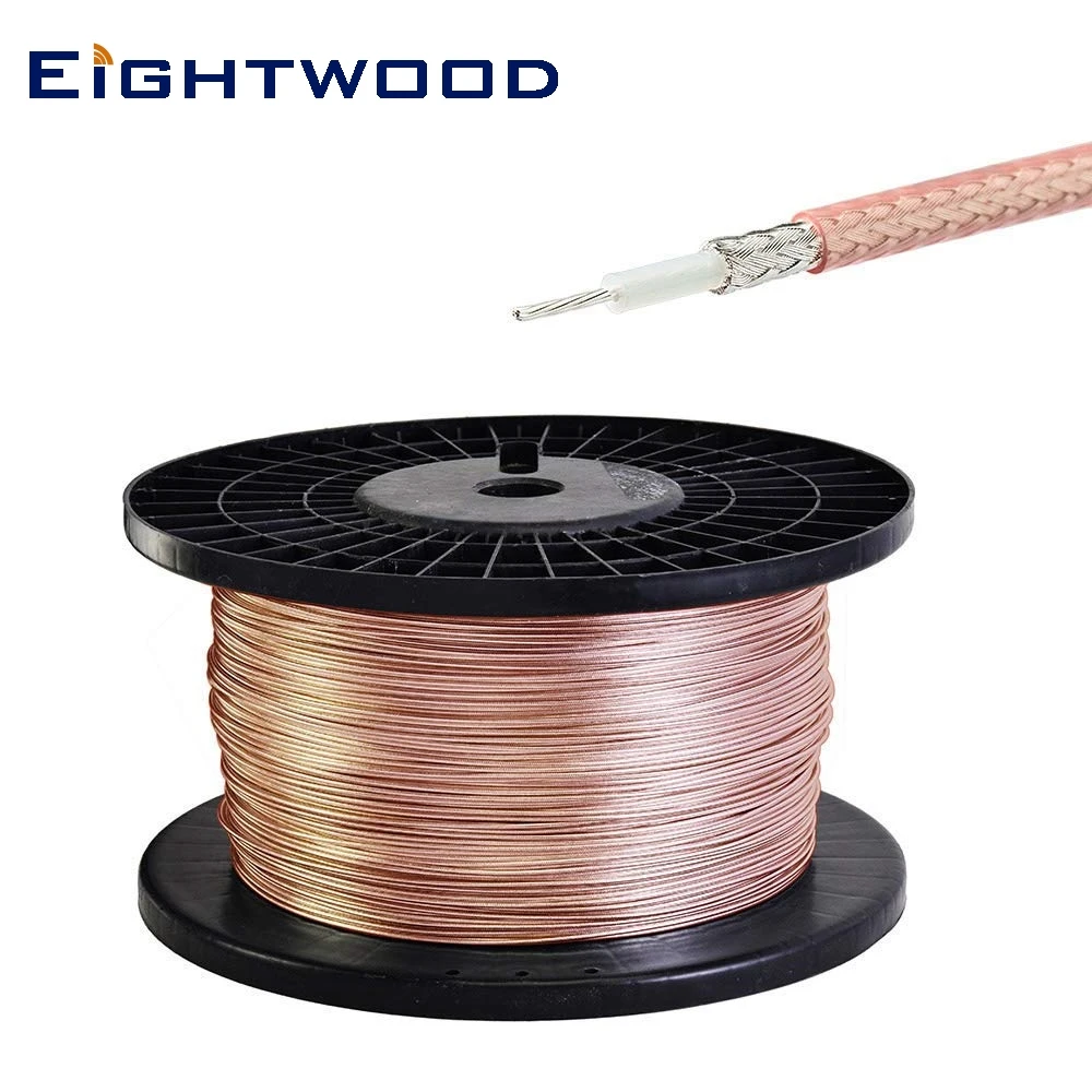 

Eightwood RG316 50Ohm RF Coaxial Coax Cable 50 Feet 15.24m 1524cm RG Series