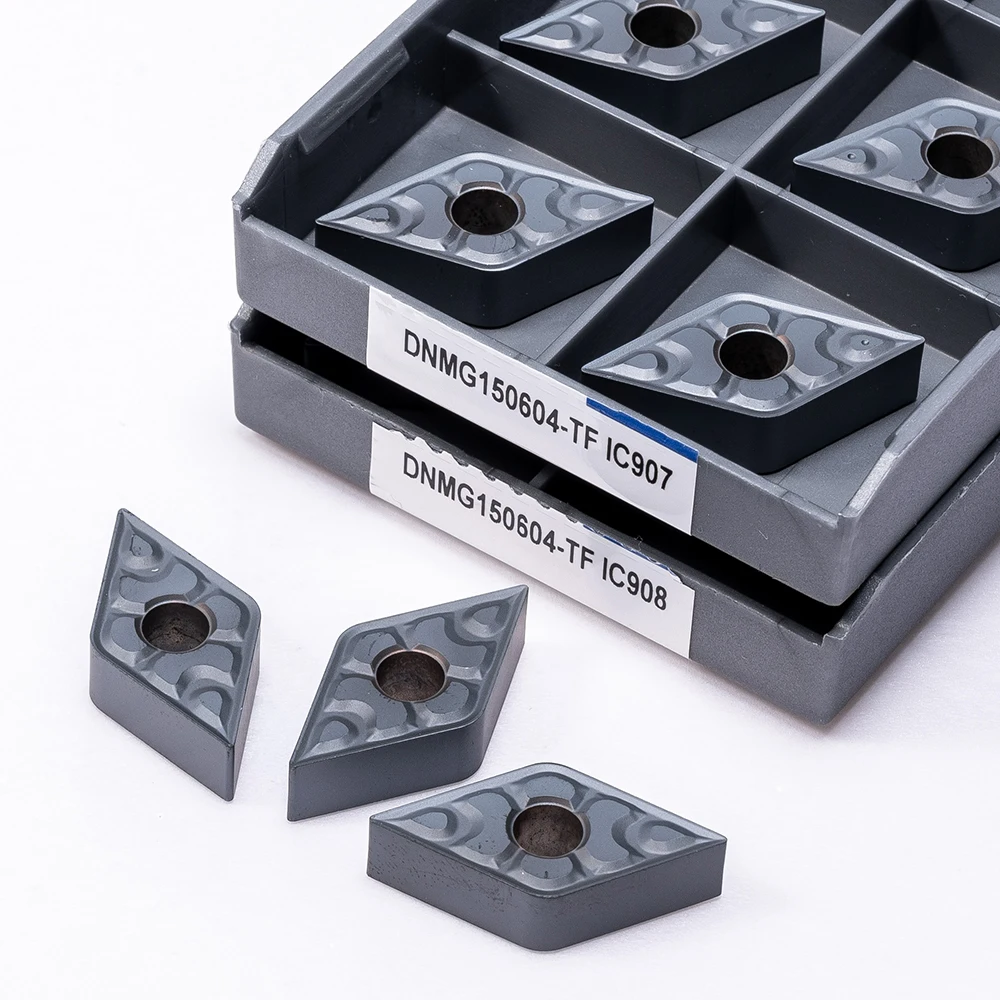 Alta qualità DNMG150604 TF IC908 IC907 frese in metallo duro DNMG 150604 inserto fresa frontale tornio utensili CNC utensile per tornitura interna