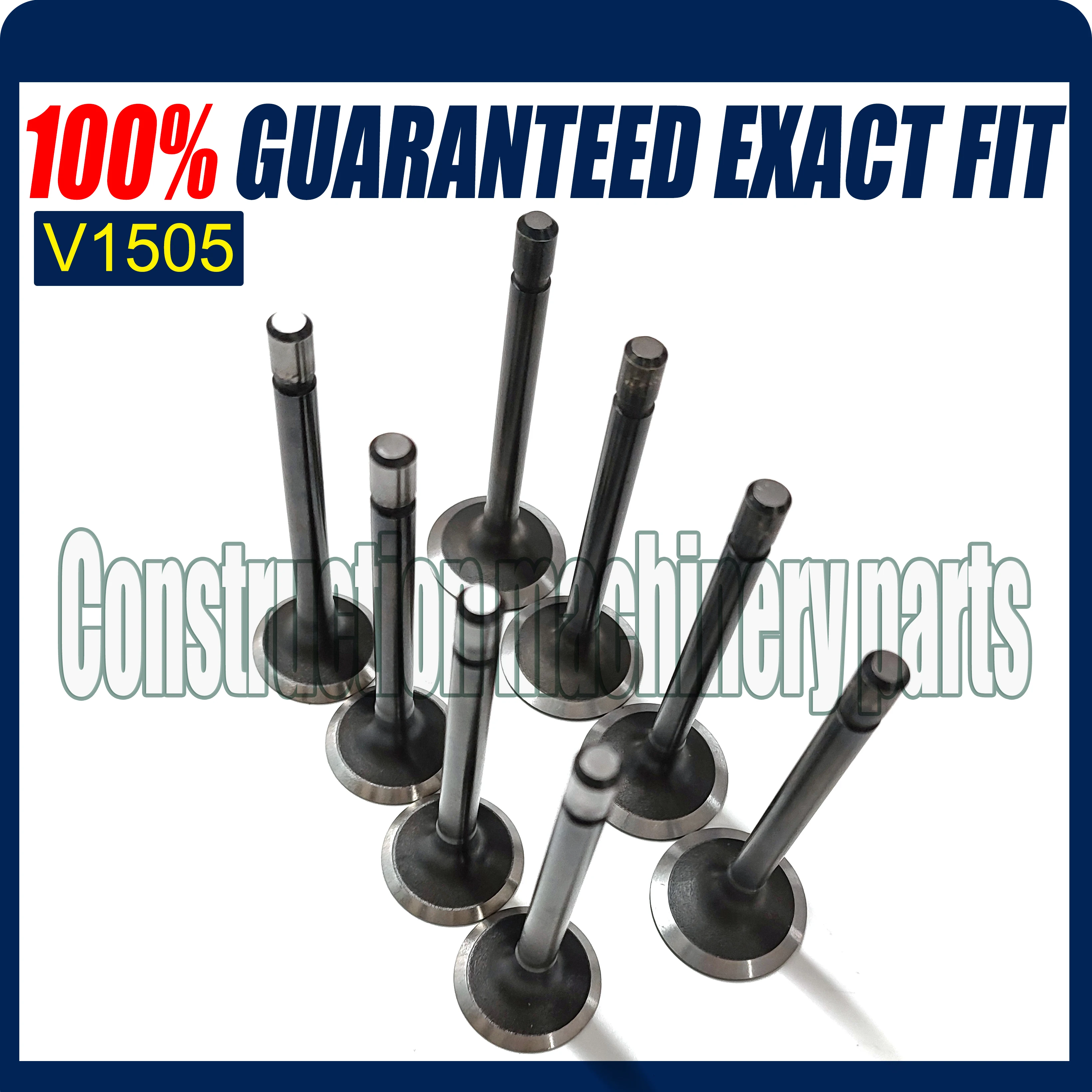 V1505 For Kubota Engine Intake Exhaust Valve ,Valve Seat ,Valve Guide Valve Train Kit