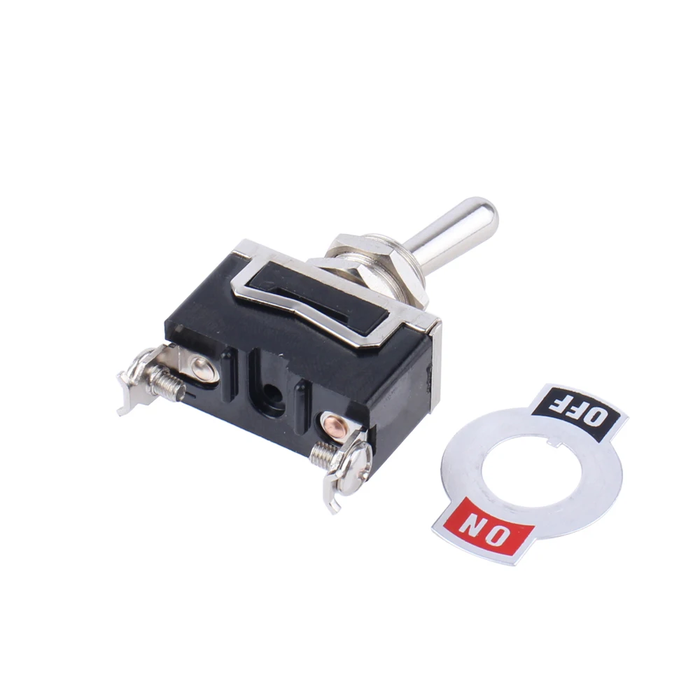 5PCS Miniature ON-OFF Small SPST Rocker Toggle Switch Heavy Duty 16A/250VAC 2 Terminals ON-OFF Self-locking 2 Positions