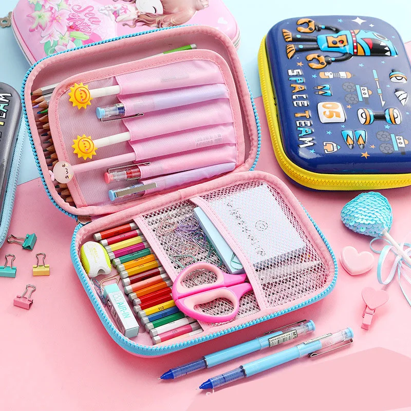 Pencil Case Pencil Box Unicorn Kawaii Cute Large Capacity Multifunctiona Pencilcase Pen Case School Supplies For Girls Boy