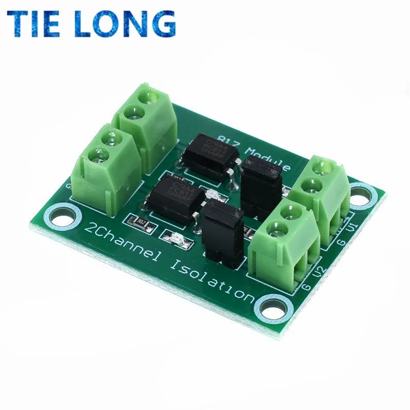 PC817 4 Channel Optocoupler Isolation Board Voltage Converter Adapter Module 3.6-30V Driver Photoelectric Isolated Module PC 817