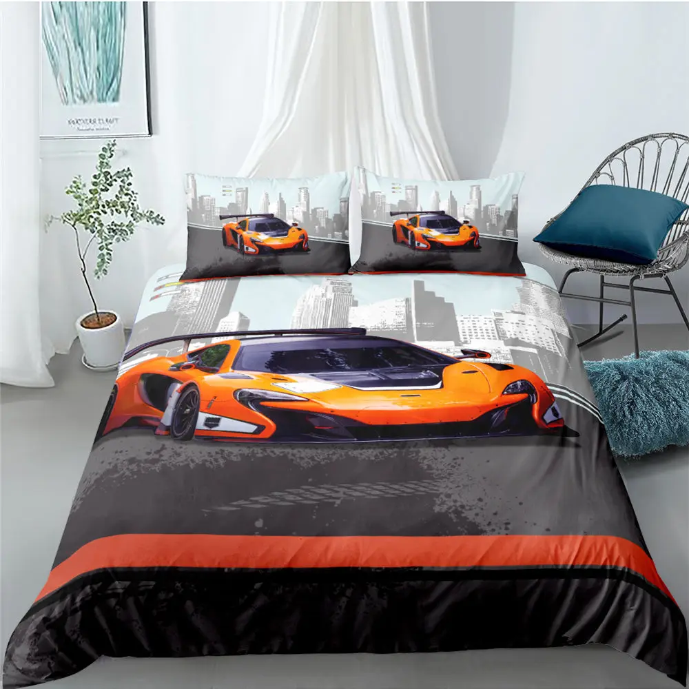 

2020 3D Racing New Design Patten Bedding Sets High Quality Duvet Cover Set Queen/Twin/King Size