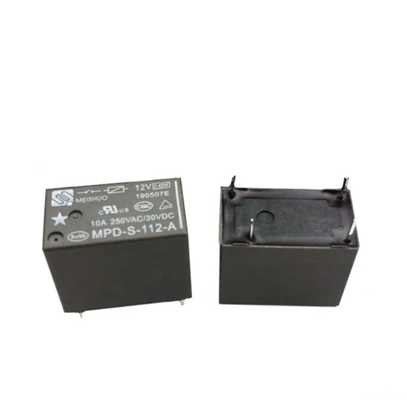 

HOT NEW 12V relay MPD-S-112-A MPD S 112 A MPDS112A 12VDC DC12V 12V 4PIN 10A