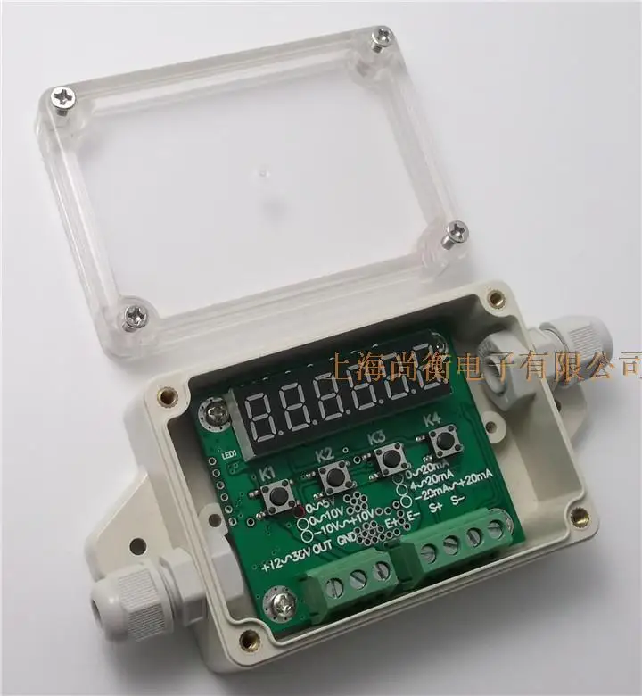 Weighing transmitter WTA04 0-5-10V/minus 10-plus 10V/0-4-20mA/minus 20- plus20mA