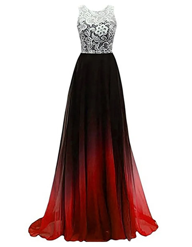 Uma linha gradual chiffon rendas elegante fora do ombro alta pescoço vestidos de dama de honra festa de casamento à noite formal baile de formatura zíper volta