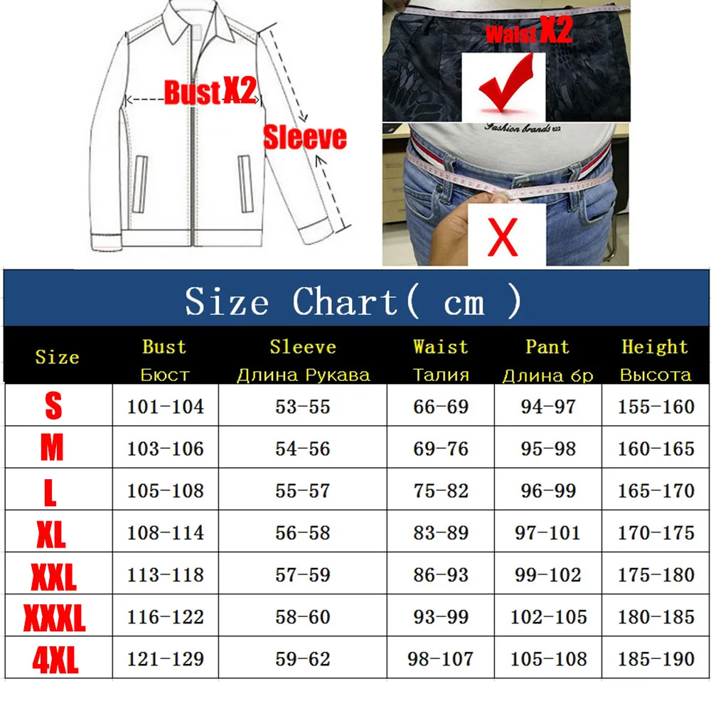 Hunting Uniform Hiking Camouflage  Jacket+Cargo Pans Men Tactical CS Uniforme Militar Working Clothes Female