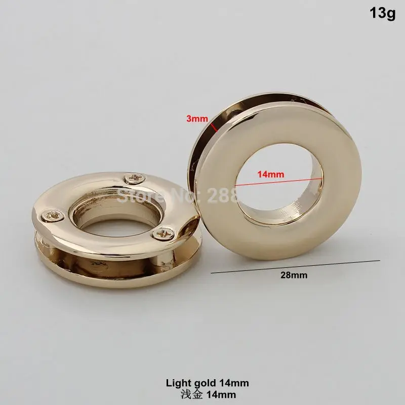 10-30 stücke 10 12 14mm Hohe qualität Legierung Ösen Schraube Ösen für Leinwand Leder Selbst Sichern Geldbörse schnalle Gepäck hardware