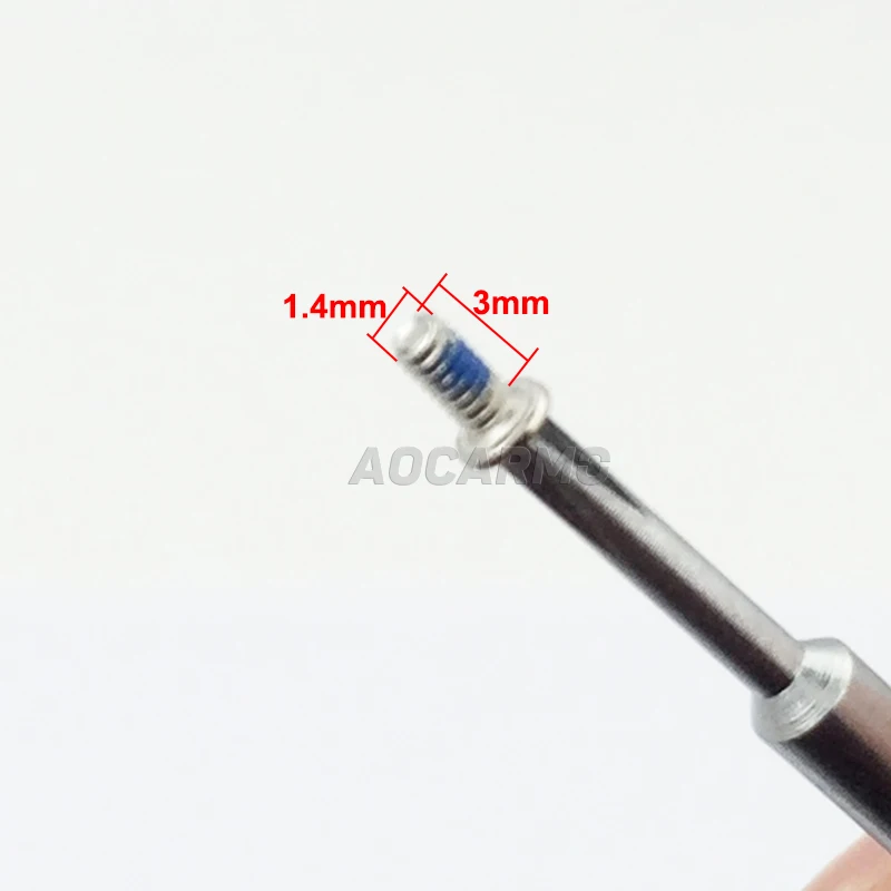 Aocarmo 100Pcs/Lot Replacement 1.4*3.0mm Inside Motherboard Frame Screw For Samsung Galaxy S3 S4 S5 S6 Edge S7 Note3 Note4 Note5 view 2
