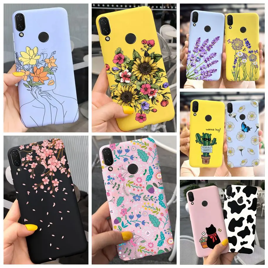 Soft Case For Huawei Nova 3i Back Cover P Smart + Case for Girls Silicone Capa Nova3i INE-LX2 PSmart Plus 2018 Shockproof Bumper