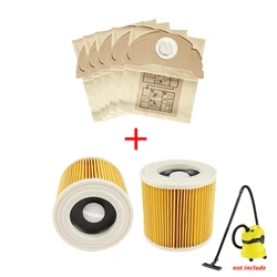 Vervanging Air Dust Filters Tassen Voor Karcher Stofzuigers Onderdelen Cartridge Hepa Filter WD2250 WD3.200 MV2 MV3 WD3