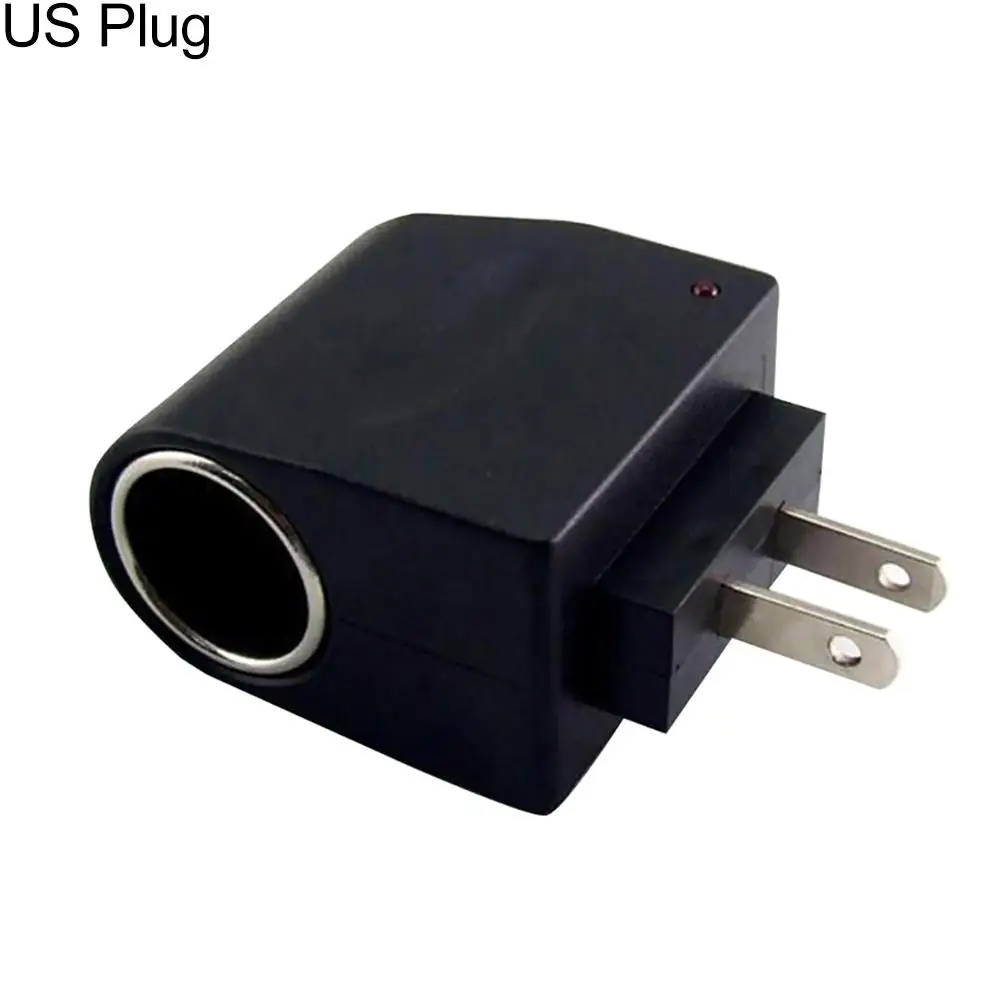 EU/US samochód standardowy Adapter gniazda AC 100-240V 220V do DC 12V papierosy lżejszy konwerter zasilania Adapter AC do DC