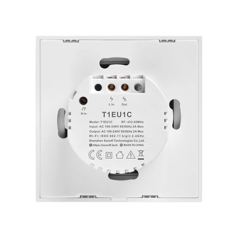 SONOFF T0 EU/Mỹ WiFi Công Tắc Nhà Thông Minh Interruptor Đèn Công Tắc Cảm Ứng Với Bảng Điều Khiển Alexa Google Trợ Lý EWelink