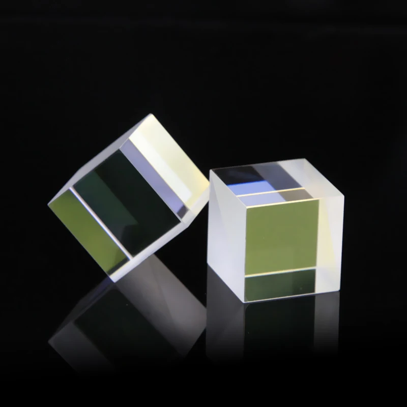 5mm Dia Transparent Polarizing Beam Splitter Cube Laser Lens