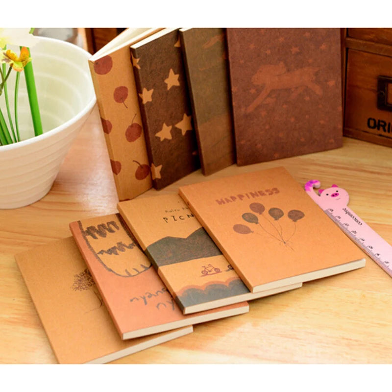 Cute Retro Handmade Diary Memo Dream Notebook Paper Notepad Blank Pocket Diary Blank Pocket Creative Memo Diary Multipurpose