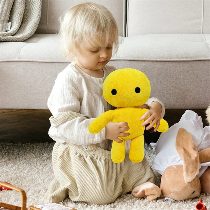 25/30cm Wobbly Life Plushie Game Stuffed Animal Octopus Monster Plush Toy Yellow Man Soft Doll Figure for Kid Fans Birthday Gift