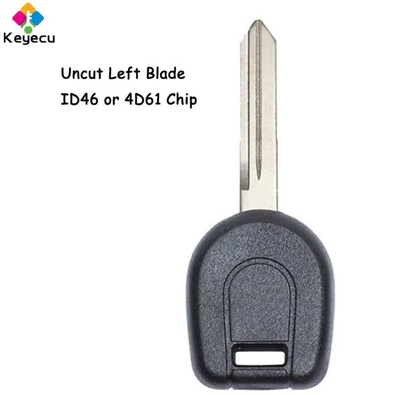 KEYECU Uncut Ignition Transponder Car Chip Key Fob ID46 / 4D61 Chip for Mitsubishi Eclipse Galant Endeavor 2001 2002 2003 - 2008