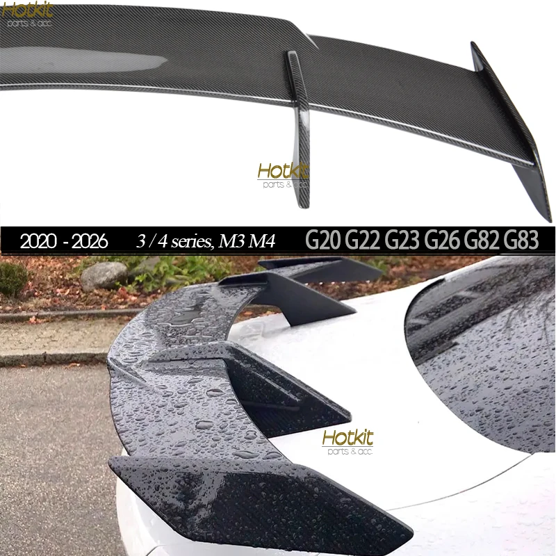 

Carbon Fiber Rear Spoiler GT Boot Wing for BMW 3 4 5 6 8 Series F30 G20 G22 F80 G80 M3 F82 G82 G83 M4 G14 G15 F91 F92 M8