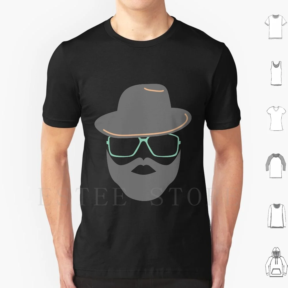 Beard Style T Shirt Cotton Men DIY Print Beard Sunglasses Hat Guy With Beard Black Grey Green Beard Day Bad