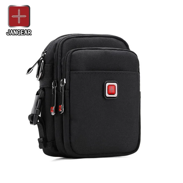 JANGEAR torba męska na ramię Casual Messenger torby wodoodporny mężczyzna torebka Zipper Crossbody może nosić pasek wielofunkcyjny Mini saszetka na pasek