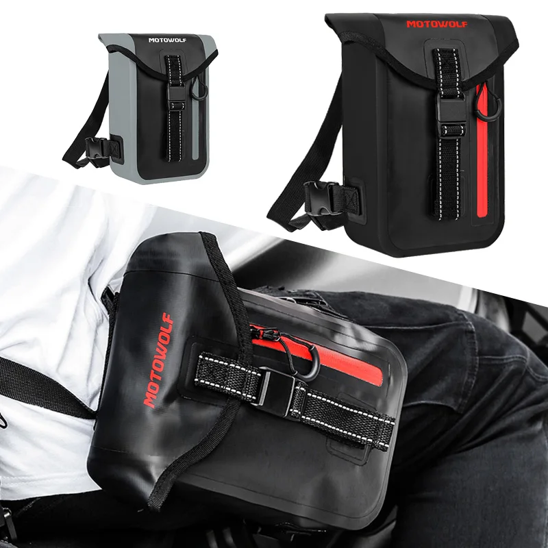 2022 New Multi-Function 3 Colors Motorcycle Leg Bag Waterproof Motorcycle Bag Outdoor Casual Waist Bag Mobile Phone Bag for BMW