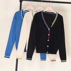 moda coreana korean style cardigan punto mujer lanas para tejer envio gratis jerseys mantel tops básico top rosa chaqueta ropa de jersey abrigos en oferta con sueter 2024 jerseis abrigo primavera sweater rojo crochet