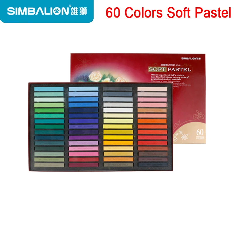 Simbalion long soft pastel  HSP 12/24/36/48/60 colors set  Masters Pastel Chalk Color