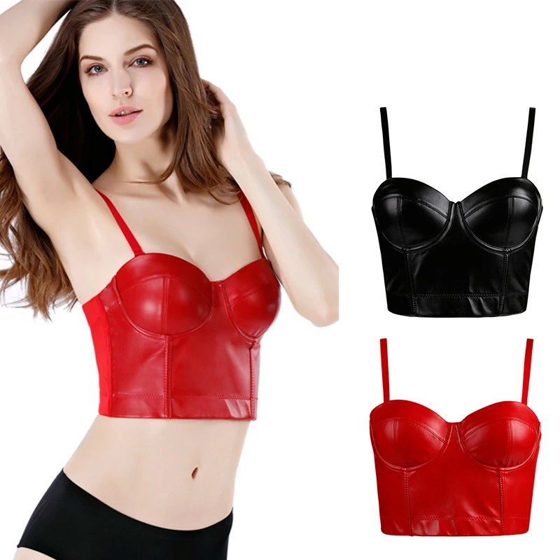 S-6XL 섹시한 고딕 코르셋 자르기 탑 여성 여름 Camis 플러스 사이즈 브래지어 조끼 민소매 Bralette Tees 블랙 레드