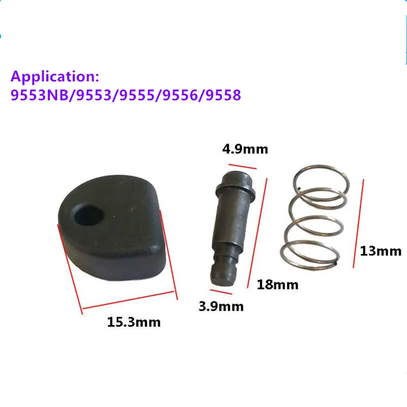 Angle grinder brake self-locking button self-locking pin head shell button suitable for Makita 9553NB angle grinder