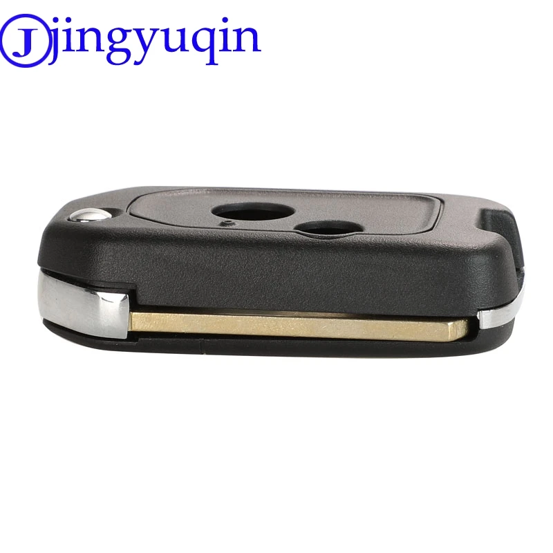 jingyuqin Modified 2/3 Buttons Car Key For Honda Accord Pilot Cr-V Key Housing Civic Insight Ridgeline 2003-2013