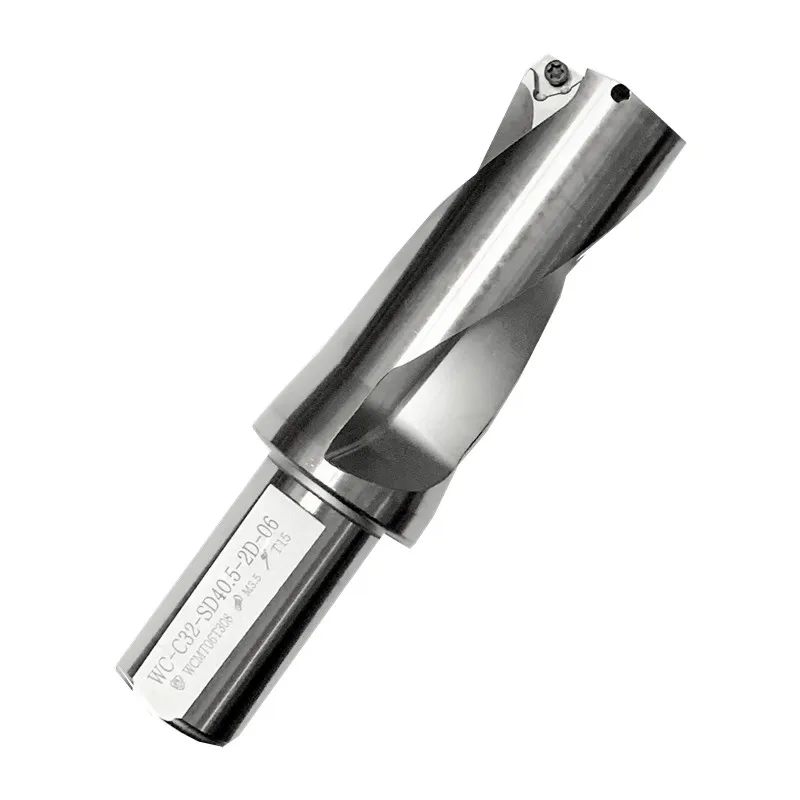 SANAI-broca rápida en U 2D WC serie CNC, torno Indexable de 40,5mm- 50mm de profundidad para insertos de carburo, WCMT06T308, WCMT080412