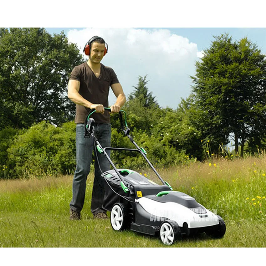 YT5148 Push-type Electric Lawn Mower Small Household Grass Trimmer Garden Tools High Power Lawn Mower 220V 1800W 3200RPM 42CM