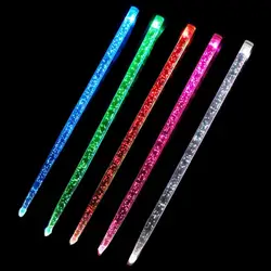 Acrylic 5A Flash Drum Stick Noctilucent Glow in The Dark Stage Performance Luminous Jazz Drumsticks