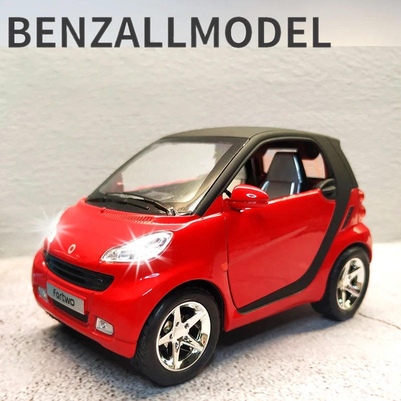 Smart Fortwo Toy Vehicles Diecast Model Cars-Toy For Children Metal Cars For Brithday Decoration