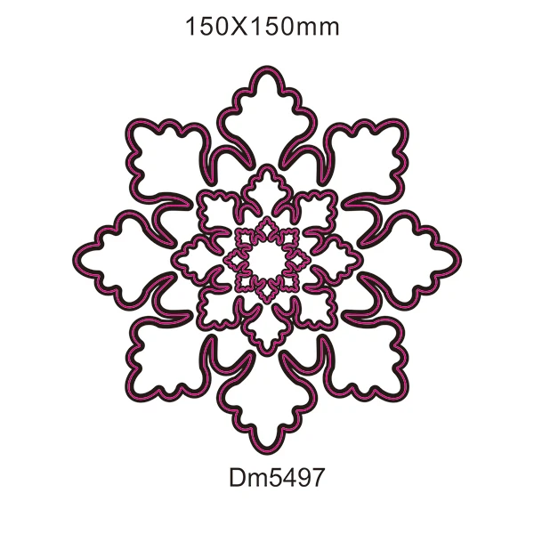 New Large snowflakes Metal Cutting Dies Decorative DIY Scrapbooking Steel Craft Die Cut Embossing Paper Cards Stencils