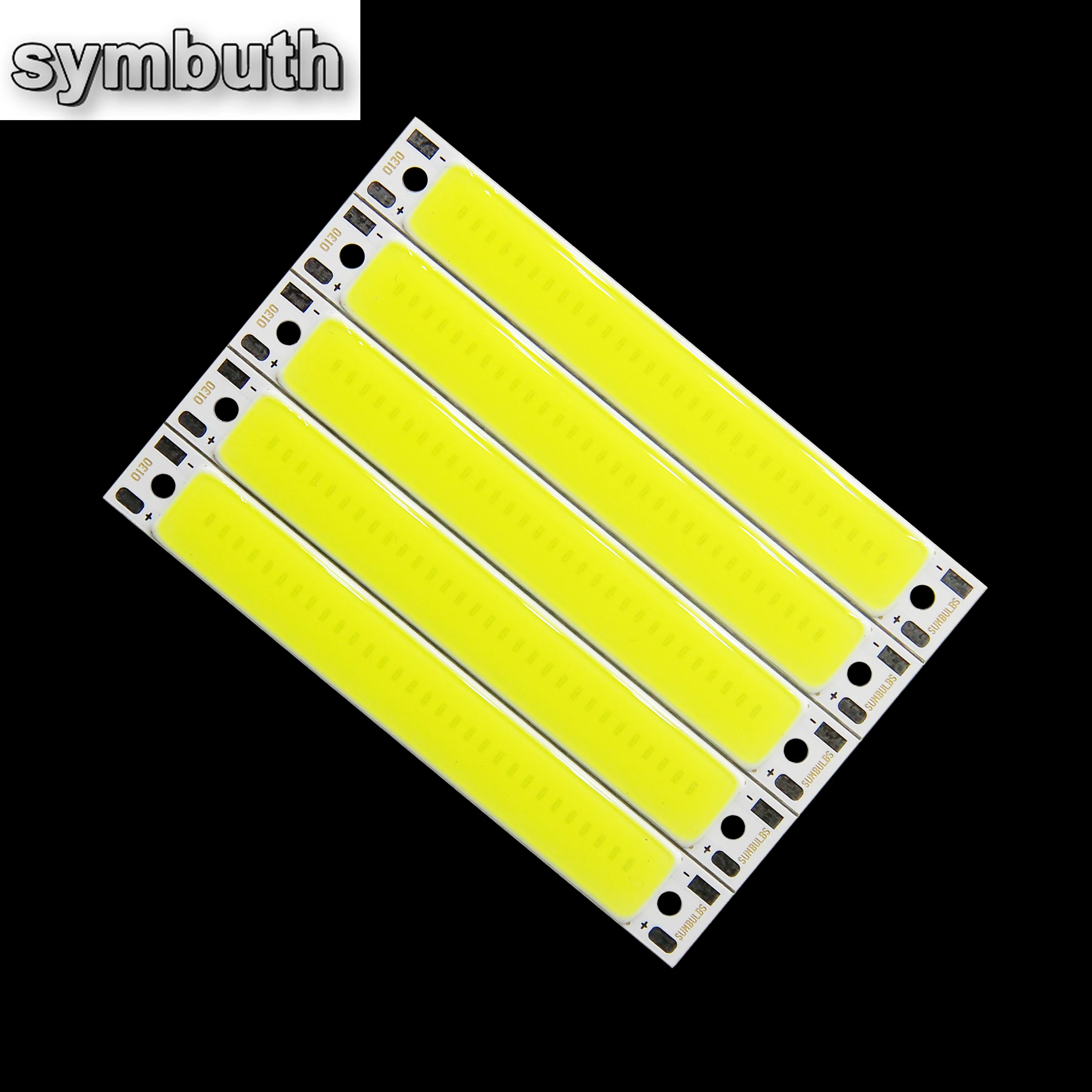 10szt 60mm Bar LED COB Strip Źródło światła do tylnych świateł rowerowych 3V 3.7V Zimny Ciepły Biały Niebieski Czerwony do żarówek roboczych DIY