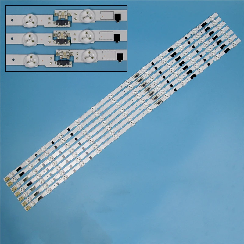 

832mm 14 Piece/Set LED Array Bars For Samsung UE40F6650AB UE40F6540AB 40 inches TV Backlight LED Strip Light Matrix Lamps Bands