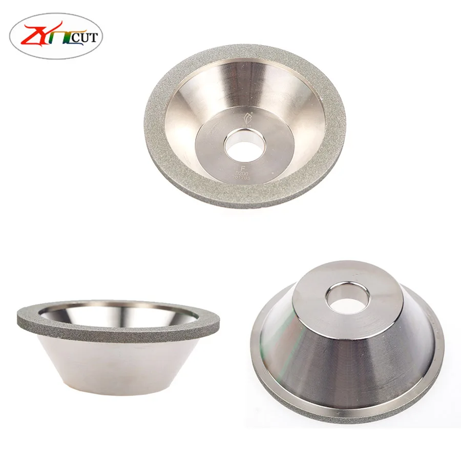 Bowl Grinding Wheel Grain100# 150# 200# 320# 400# 600# Diamond Fine Bowl Wheel Universal Cutter Grinder Electroplated bowl wheel