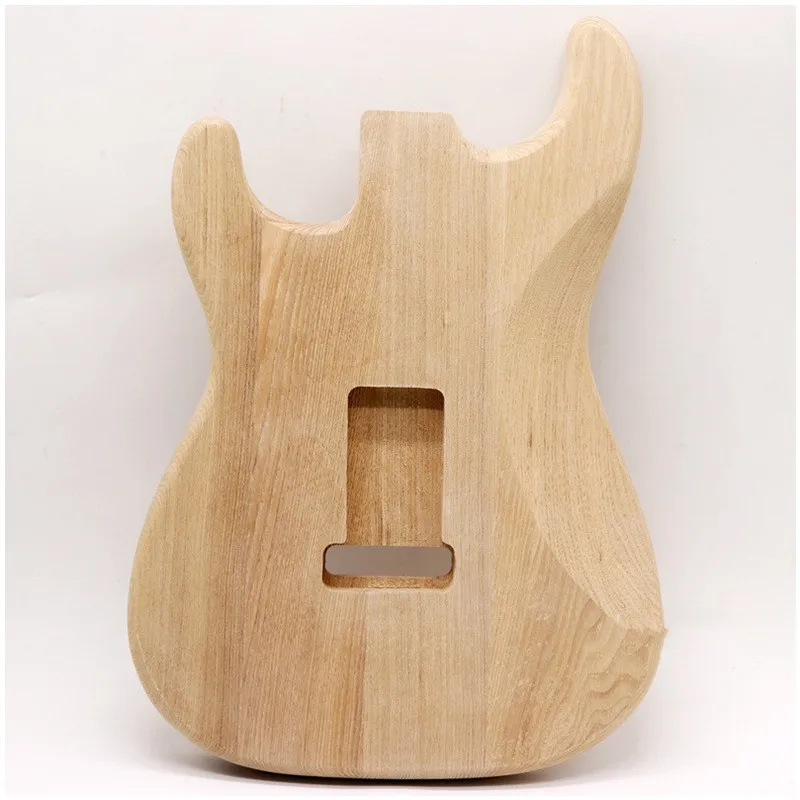 A Ash Wood S-Shaped DIY Refitted Electric Guitar Body   Semi-Finished Products Musical Instrument Accessories