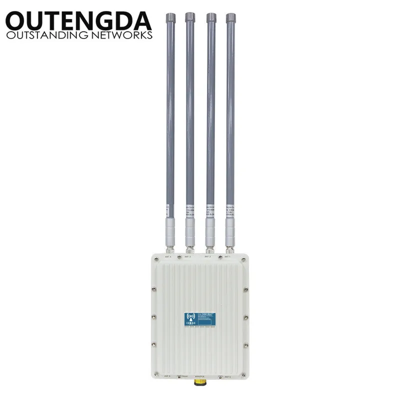 802.11ax WIFI6 Outdoor Router Waterproof wireless access point supports POE high-power scenic island wireless coverage AP