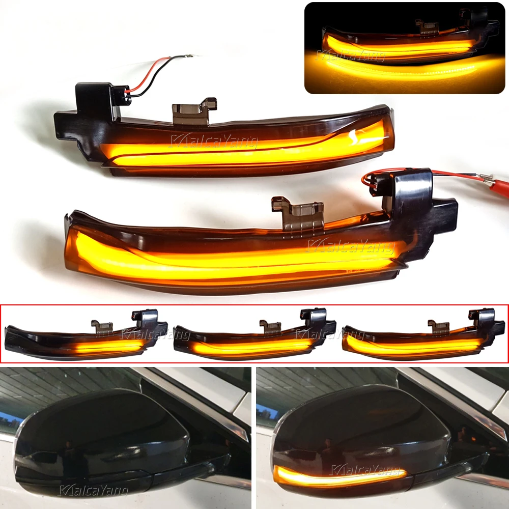 Dynamic Side Mirror Blinker Light For Volvo S60 CC S60 II S80 II V40 CC 40 II V60 V60 CC V70 LED Sequential Turn Signal Lamp