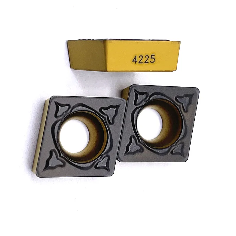 Ccmt120404/08 pm 4225 inserções de carboneto de torneamento externo ferramentas cortador ccmt cnc ferramentas torno de metal para aço