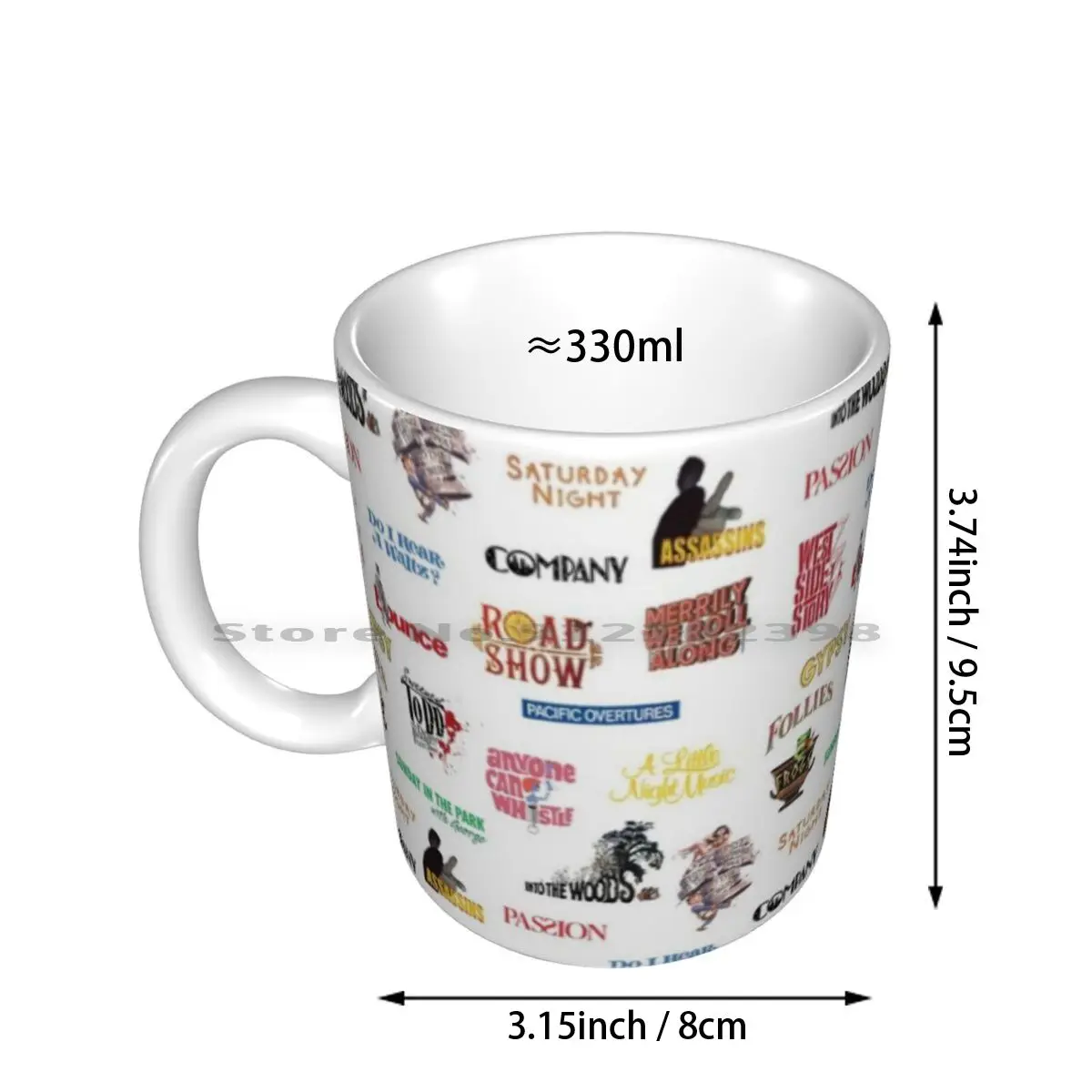 Sondheim Musicals Ceramic Mugs Coffee Cups Milk Tea Mug Stephen Sondheim Sondheim Musicals Musical Theatre Theatre West End