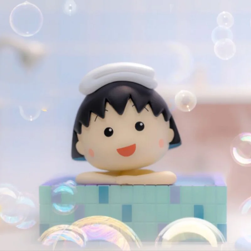 Blind Box Toys Chibi Maruko-chan Daily Series Surprise Box Guess Bag Caixa Surpresa Desktop Decor Cute Girly Heart Girls Gift