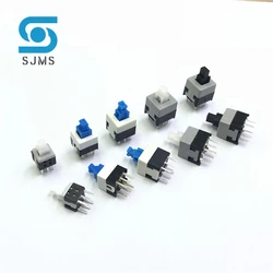 10PCS Non-Self-Locking Switch/Self Locking 5.8*5.8 7*7 8*8 8.5*8.5mm Push Tactile Power Micro Switch 6 Pin Button Reset Switch