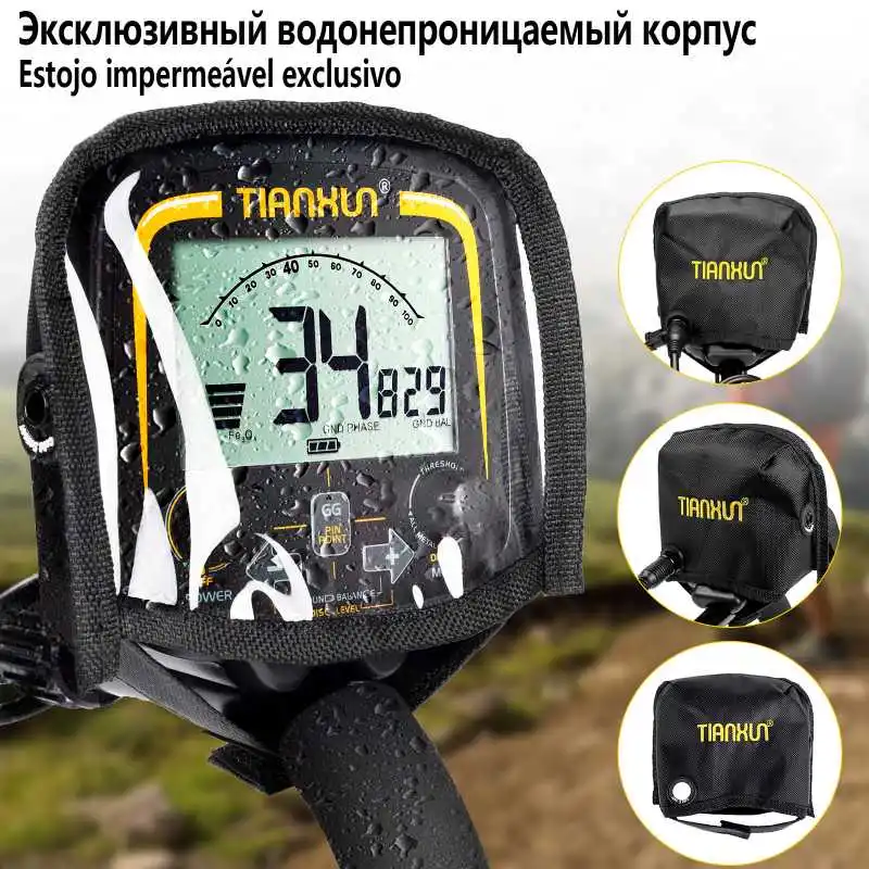 TIANXUN  Metal Detector Underground Professional  Search Finder Gold Detector Treasure Hunter  TX850 Waterproof