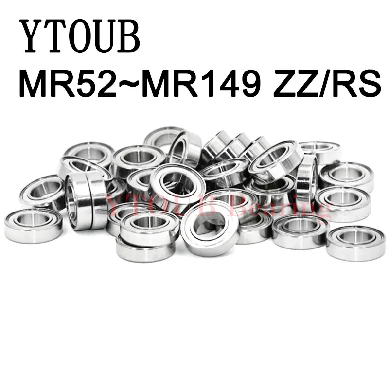 10PCS M52 to MR149 High quality miniature bearings MR62 MR63 MR74 MR83 MR84 85 MR93 MR95 MR105 MR106 MR115 MR126 MR128 MR148 ZZ