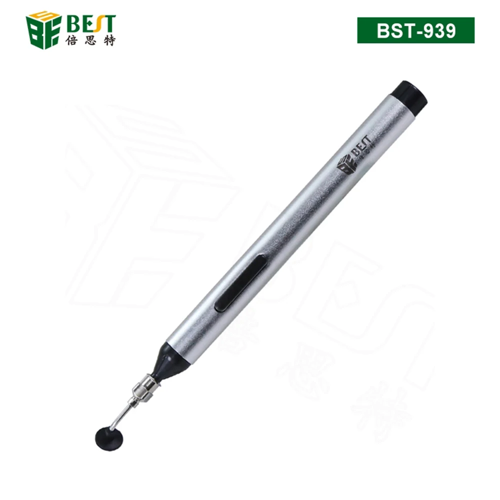 1Pc IC SMD SMT Vacuum Sucking Suction Pen Sucker Pick Up Tool Solder Desoldering IC Easy Picker Hand Tool with 3 Suction Headers